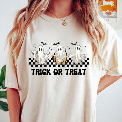 Comfort Colors® Trick Or Treat Ghost - Unisex Tee