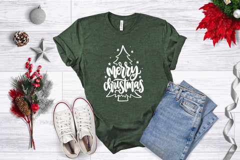 Merry Christmas Tree - Unisex Tee