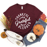 Thankful Grateful Blessed - Unisex Tee