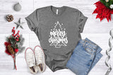 Merry Christmas Tree - Unisex Tee