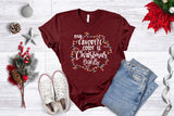 My Favorite Color Is Christmas Lights - Unisex Tee