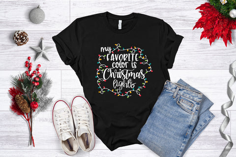 My Favorite Color Is Christmas Lights - Unisex Tee