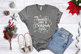 My Favorite Color Is Christmas Lights - Unisex Tee