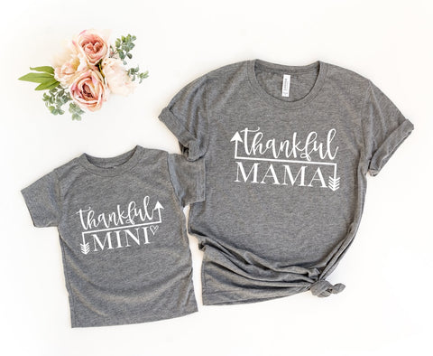 Thankful MAMA and MINI Set - Unisex Tees