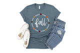 Fall Memories Friends Football Pumpkins Bonfires Hoodies Leggings Leaves  - Unisex Tee