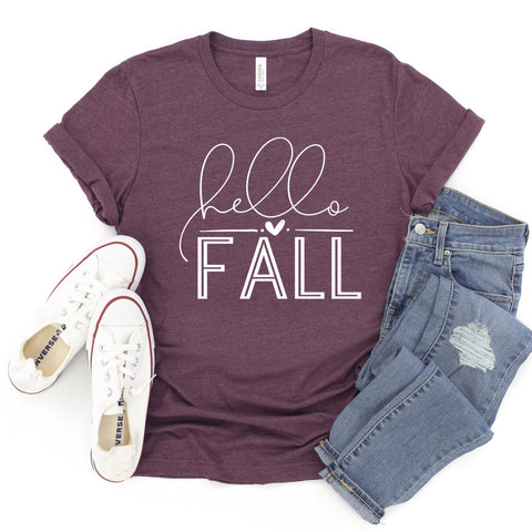 Hello Fall  - Unisex Tee