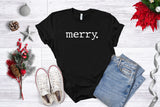 merry. (typewriter) - Unisex Tee