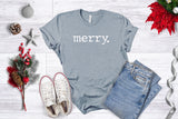 merry. (typewriter) - Unisex Tee