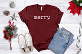 merry. (typewriter) - Unisex Tee