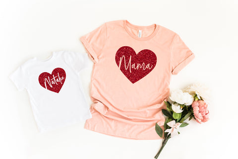 Personalized Hearts - Unisex Tees