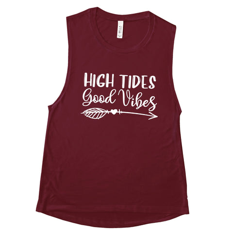 High Tides Good Vibes - Muscle Tank