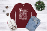 Reindeer Names - Long Sleeve Unisex Tee