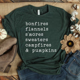 Fall Words - Unisex Tee