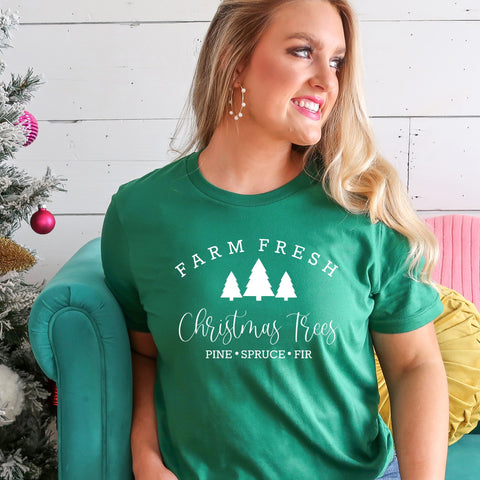 Farm Fresh Christmas Trees- Unisex Tee