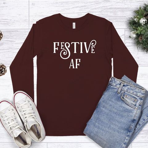 Festive AF - Unisex Long Sleeve