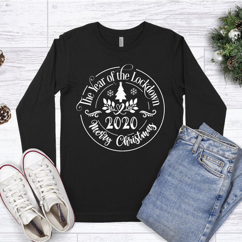 The Year Of The Lockdown Merry Christmas 2020 - Long Sleeve Unisex Tee