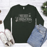 Merry Christmas Ornaments - Long Sleeve Unisex Tee