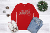 Merry Christmas Ornaments - Long Sleeve Unisex Tee