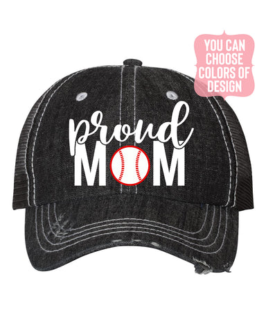 Proud Baseball Mom - Hat