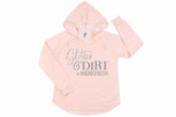 Glitter and Dirt #Momofboth - Women's Hoodie