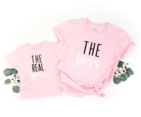 The Boss/The Real Boss Set - Unisex Tees