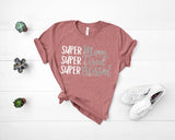 Super Mom, Super Tired, Super Blessed - Unisex Tee